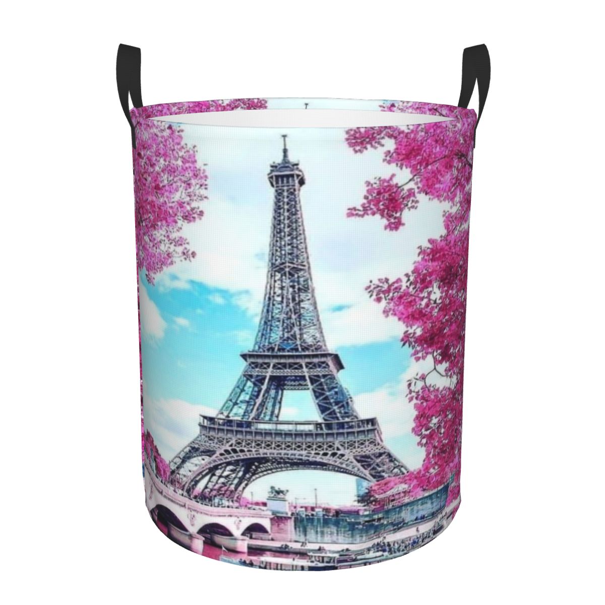 Kids Toys Paris - Custom Eiffel Tower Paris Floral Laundry