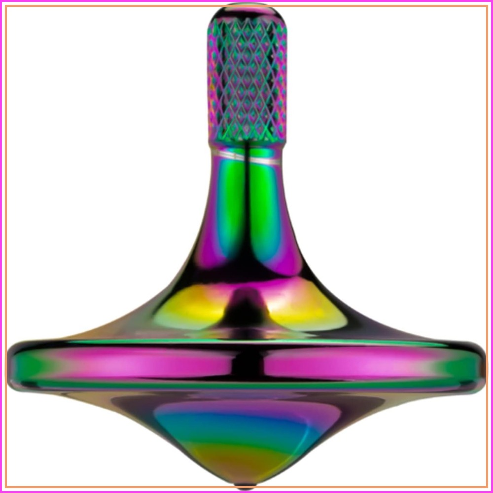 Spin Top Gyro Toy - Precision Metal Spinning Top, Smooth 8+