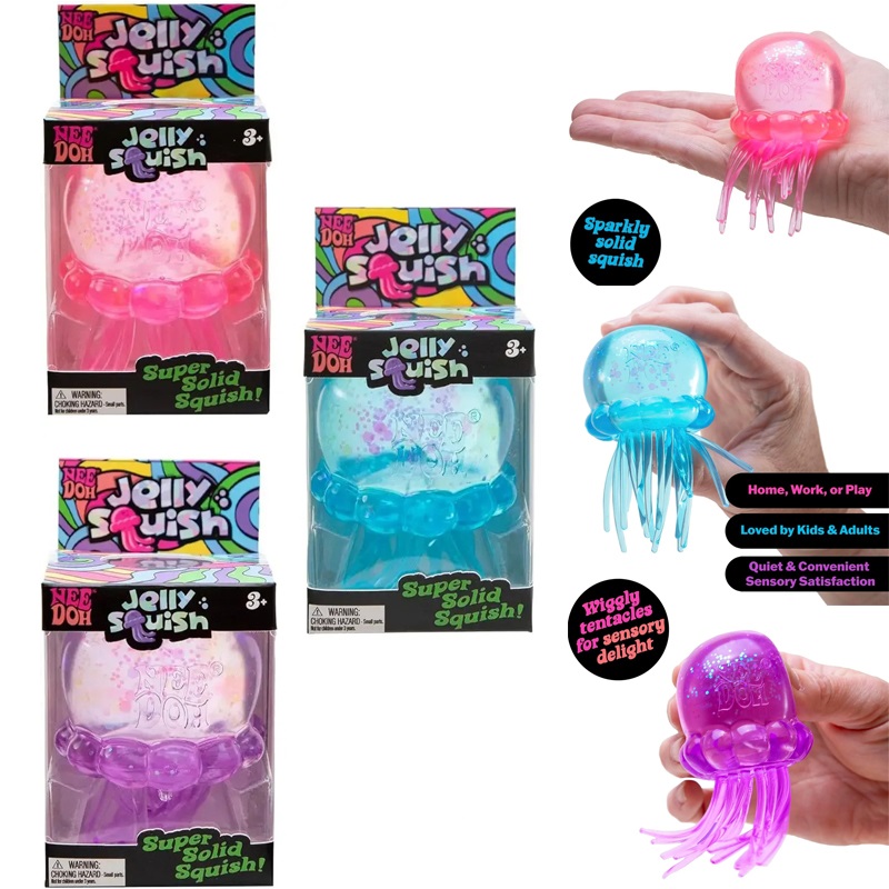 Sensory Fidget Toys - 2026 HotCute Jellyfish Nee[] Doh Jelly