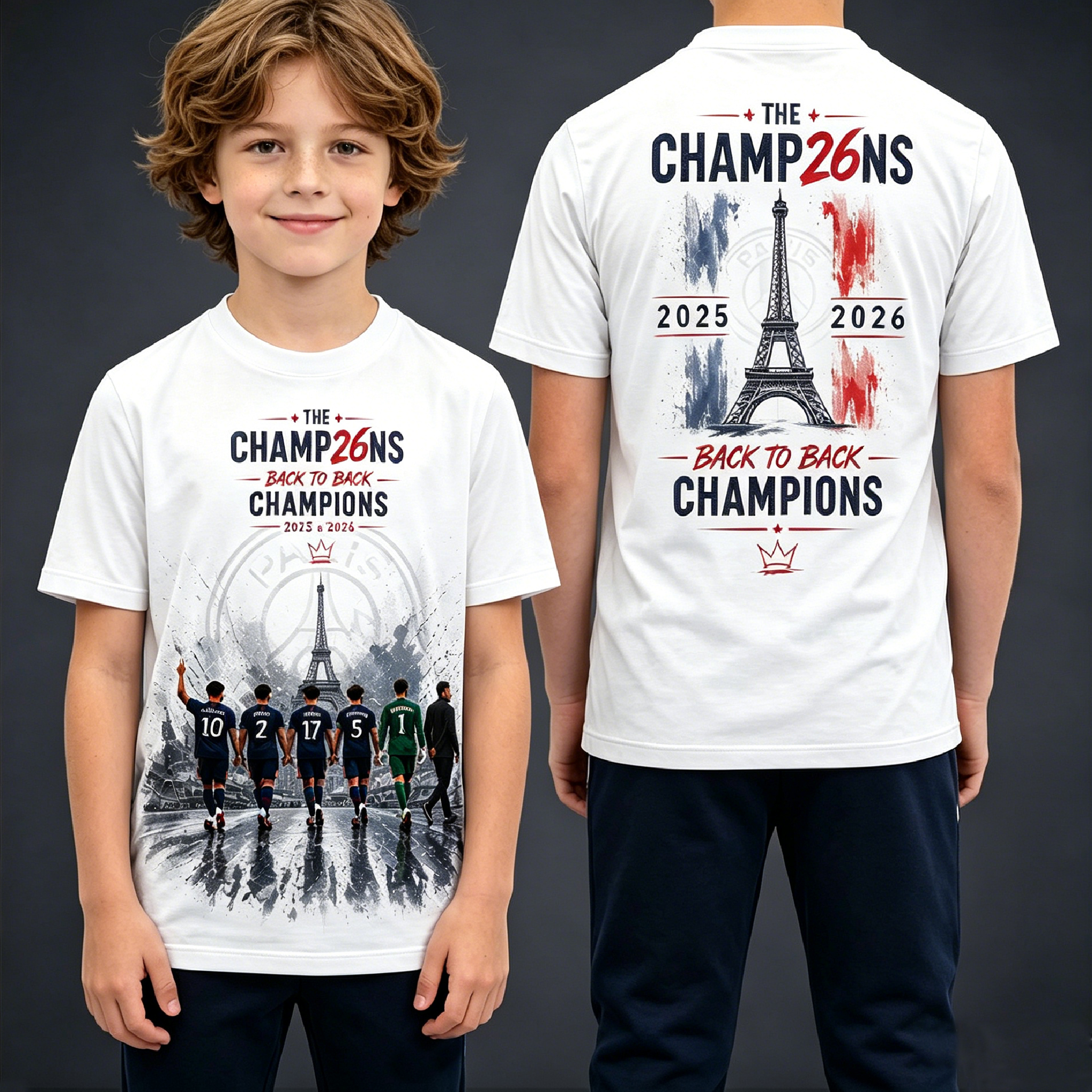 Kids Toys Paris - 2026 New Summer Kids T-Shirt, Men's