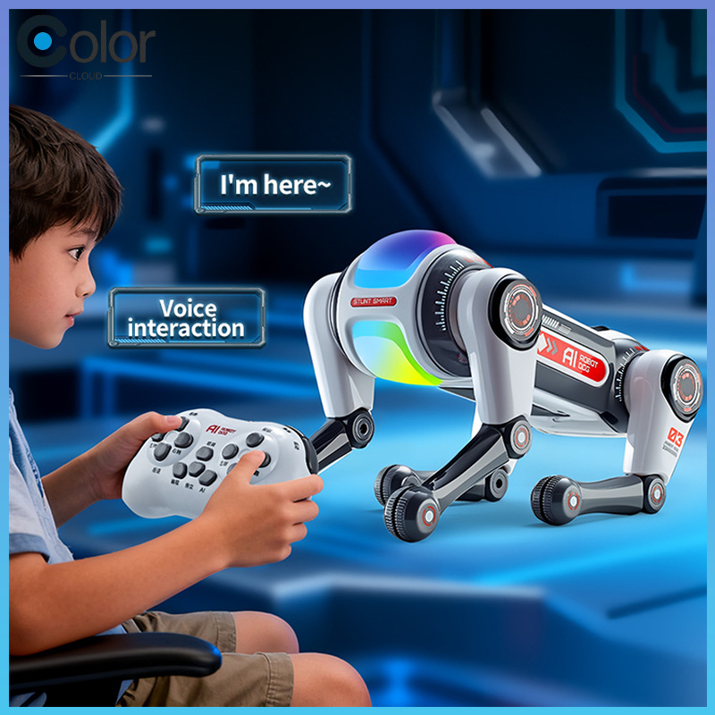 Kids Toys Boys - Stunt Remote Control Robot Dog Ai