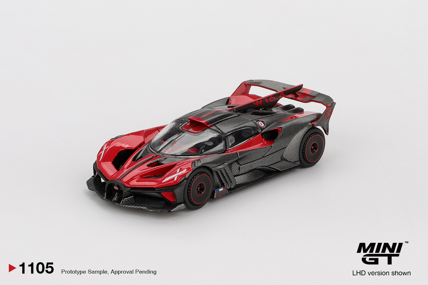 Kids Toys Boys - MINIGT 1/64 Bugatti Bolide Red MGT01105-CH