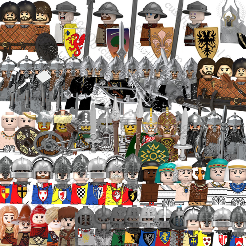 Kids Toys Egypt - MOC Medieval Castle Rome Knight Figures