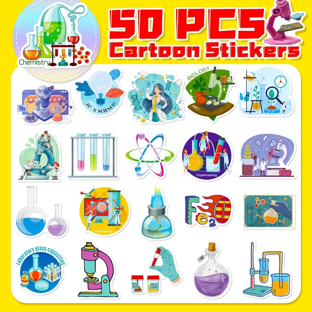 50PCS Cartoon Science Lab Stic - Kids Toys Vintage recensie en prijs