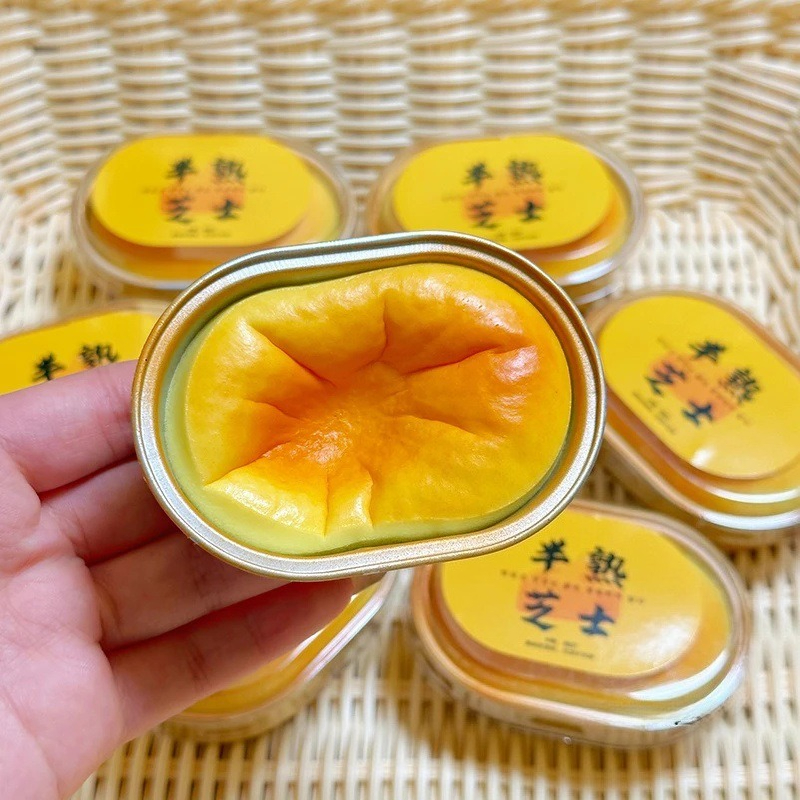 Squishy Simulated Cheese Bread - Sensory Fidget Toys recensie en prijs