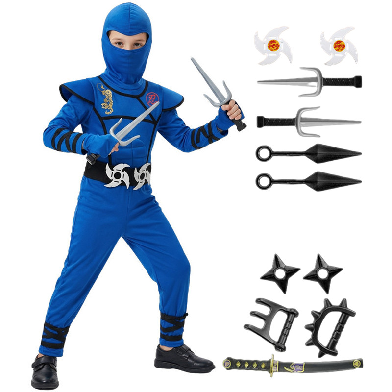 Black and Blue Ninja Costume f - Kids Toys Boys recensie en prijs