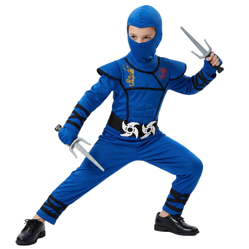 Black and Blue Ninja Costume f - Kids Toys Boys recensie en prijs