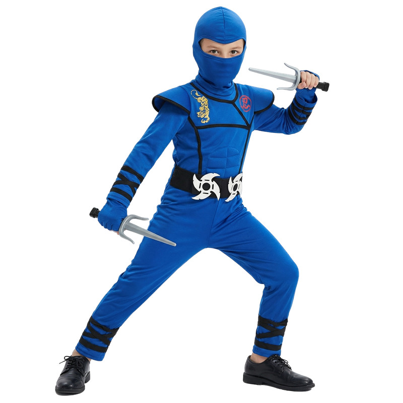 Black and Blue Ninja Costume f - Kids Toys Boys recensie en prijs
