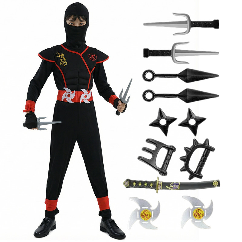 Black and Blue Ninja Costume f - Kids Toys Boys recensie en prijs