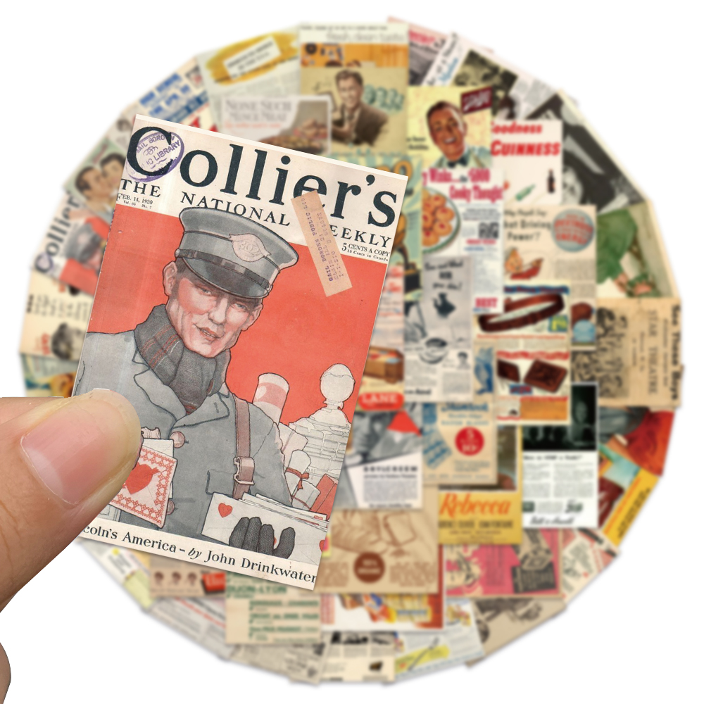 50PCS Vintage Newspaper Retro  - Kids Toys Vintage recensie en prijs