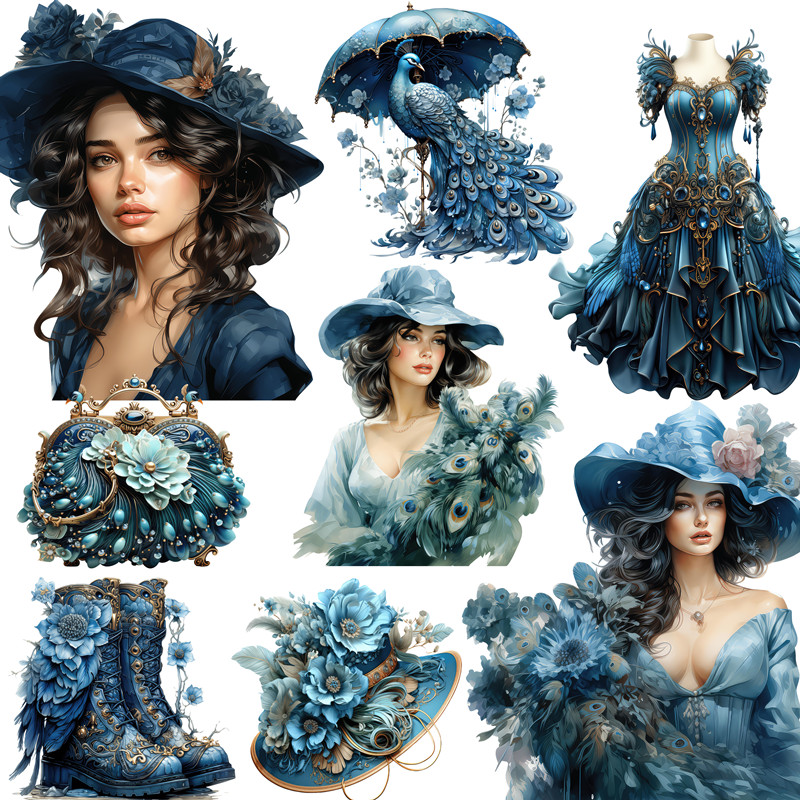 Victoria Peacock Blue Stickers - Kids Toys Victoria recensie en prijs