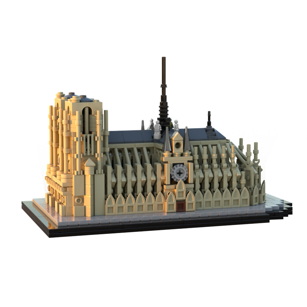 Gobricks MOC 1:800 Notre-Dame  - Kids Toys Paris recensie en prijs