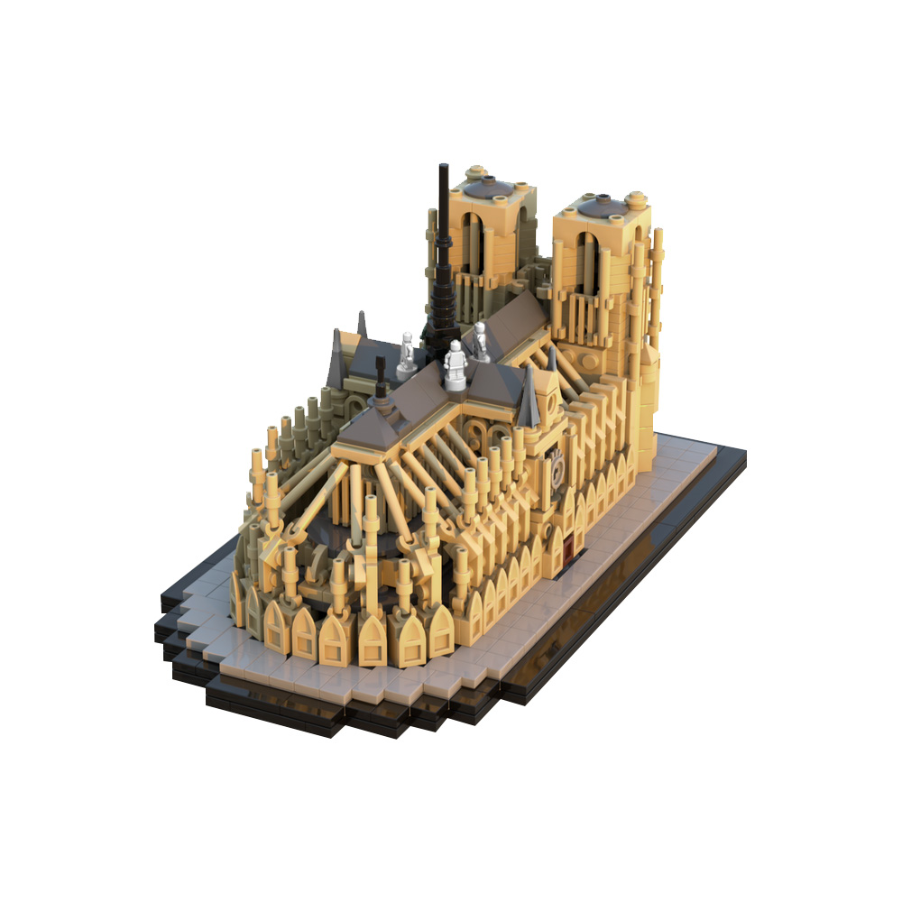 Gobricks MOC 1:800 Notre-Dame  - Kids Toys Paris recensie en prijs