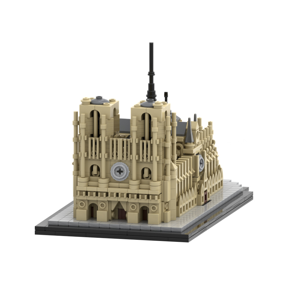 Gobricks MOC 1:800 Notre-Dame  - Kids Toys Paris recensie en prijs