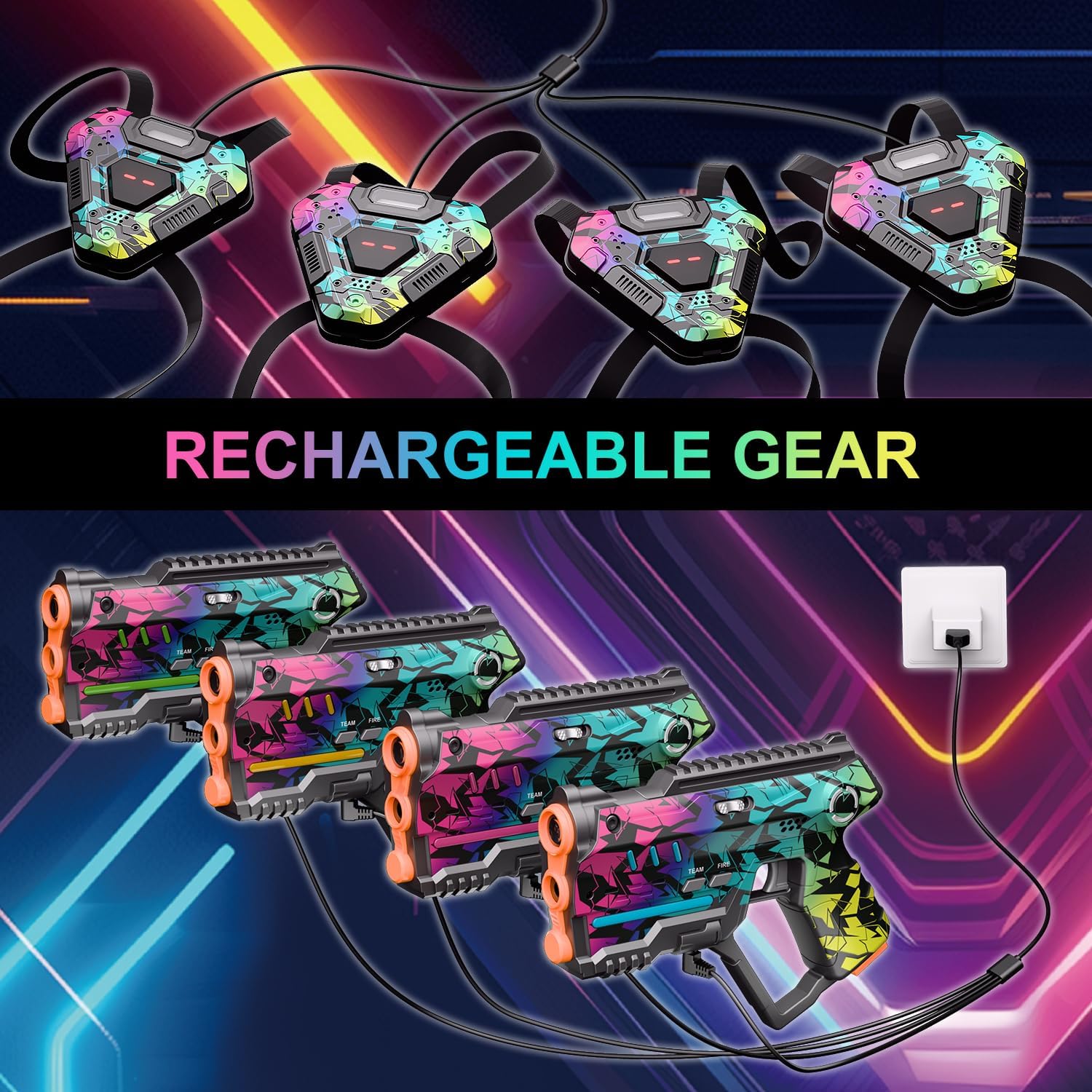 Rechargeable Laser Tag Set of  - Laser Tag Set Kids recensie en prijs