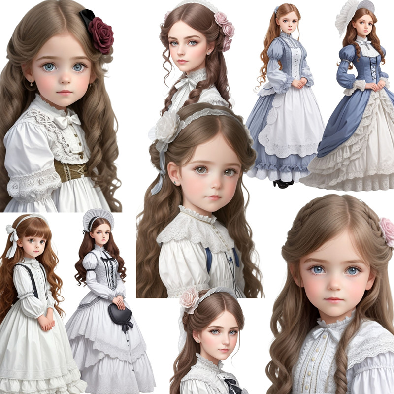 Victoria Little Girl Stickers  - Kids Toys Victoria recensie en prijs