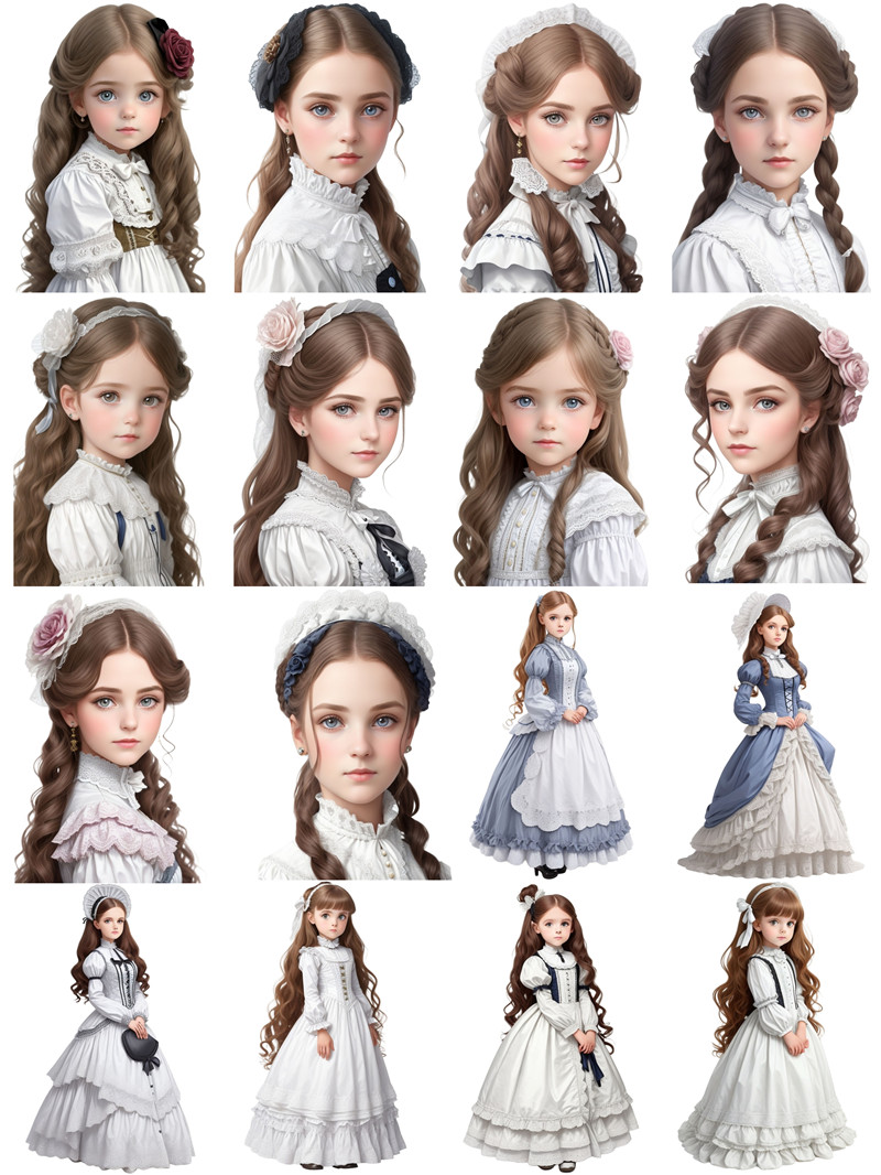 Victoria Little Girl Stickers  - Kids Toys Victoria recensie en prijs