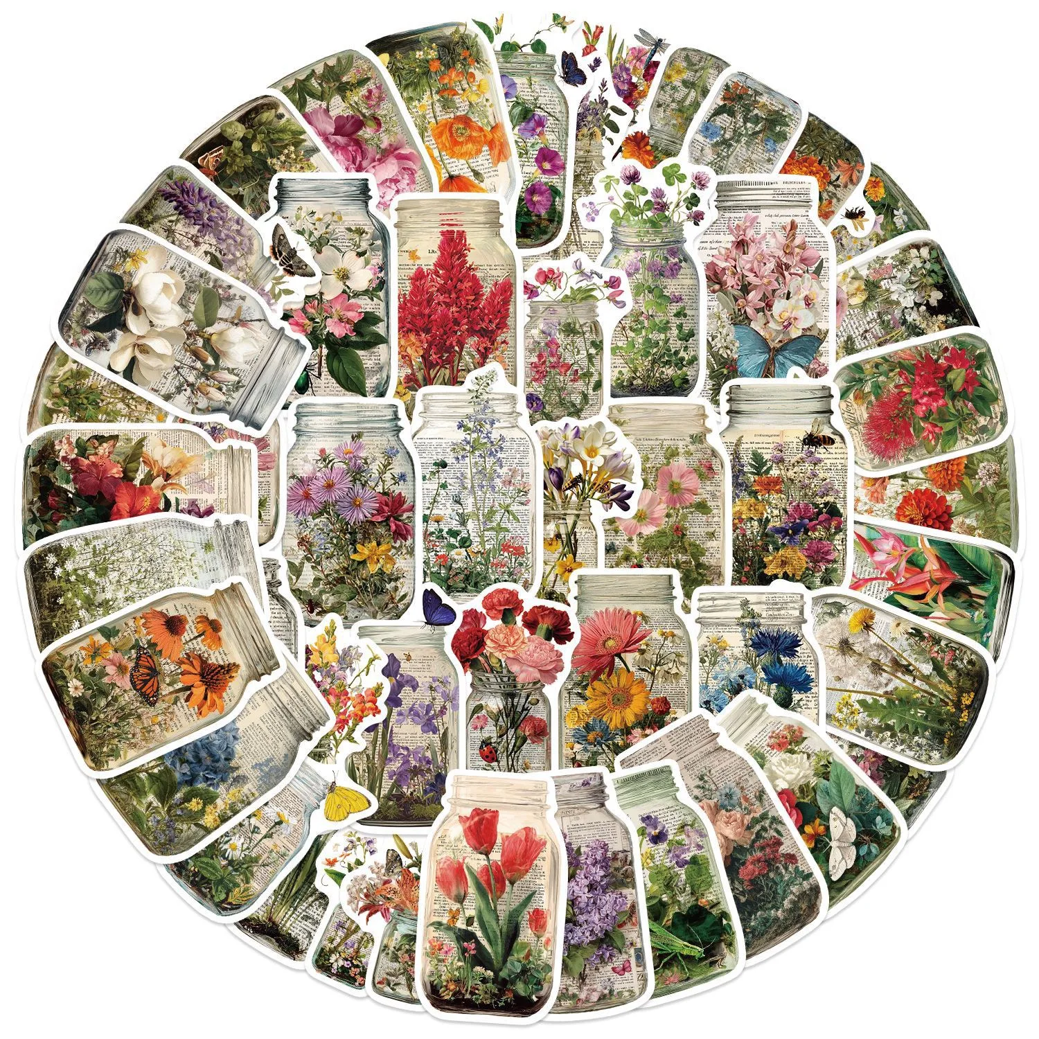 50pcs Vintage Bottle Flower St - Kids Toys Vintage recensie en prijs