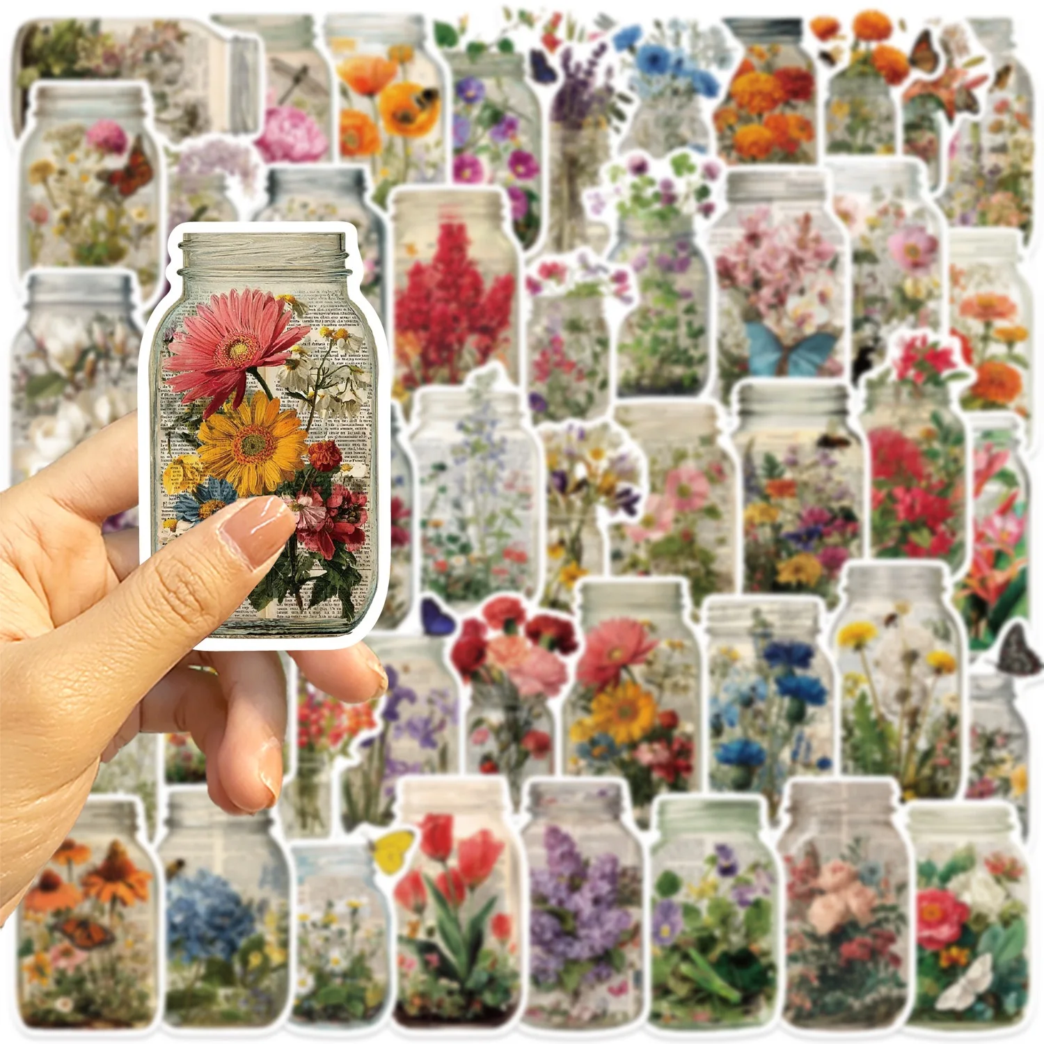 50pcs Vintage Bottle Flower St - Kids Toys Vintage recensie en prijs