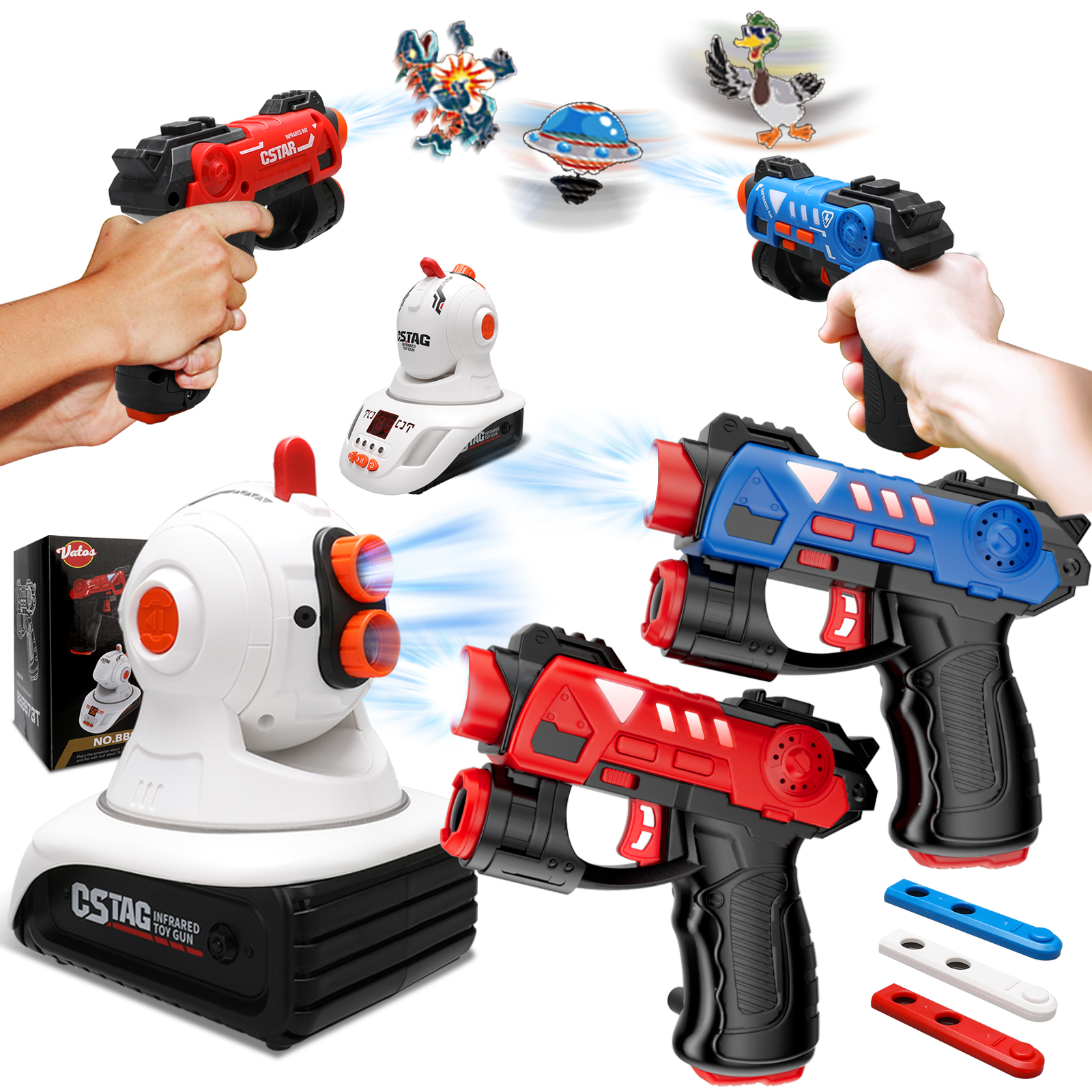 CSTAG Projector Duck UFO Hunti - Laser Tag Set Kids recensie en prijs