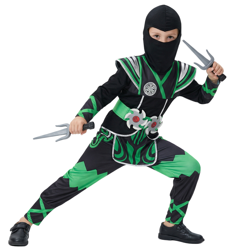 Green Ninja Costume for Kids w - Kids Toys Boys recensie en prijs