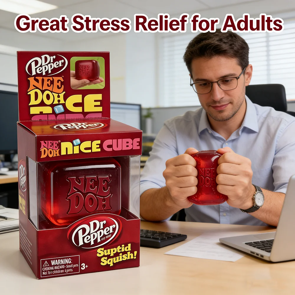 =* Dr Pepper x NeeDoh Nice Cub - Sensory Fidget Toys recensie en prijs