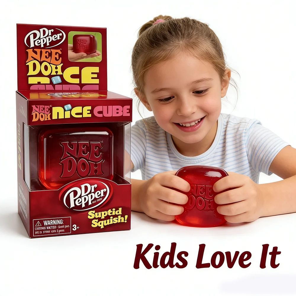 =* Dr Pepper x NeeDoh Nice Cub - Sensory Fidget Toys recensie en prijs