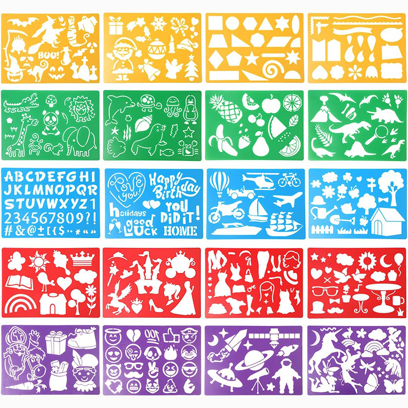 Kids Drawing Stencils Set 300+ - Kids Toys Under 300 recensie en prijs