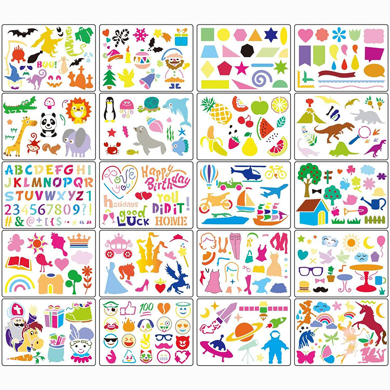 Kids Drawing Stencils Set 300+ - Kids Toys Under 300 recensie en prijs