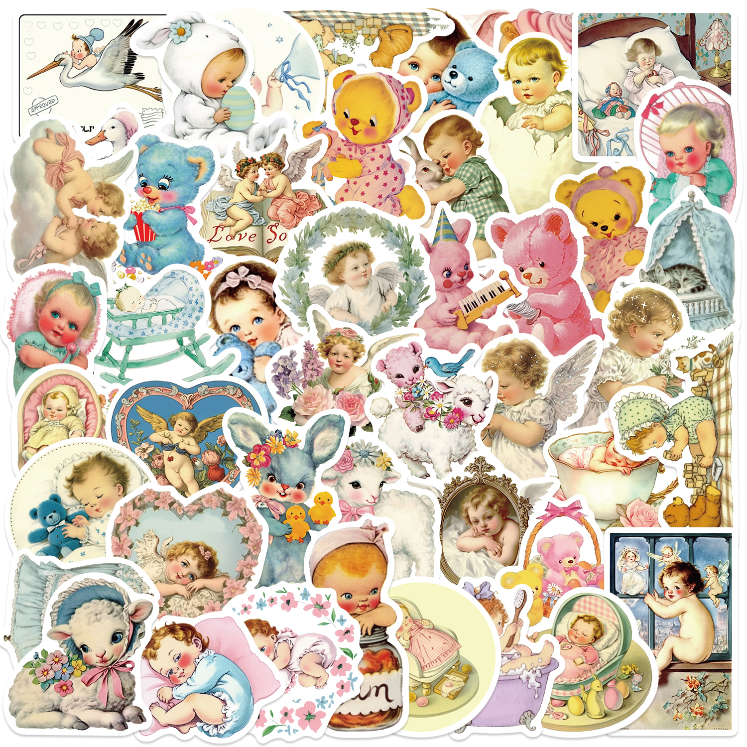 50PCS Vintage Baby Aesthetic S - Kids Toys Vintage recensie en prijs