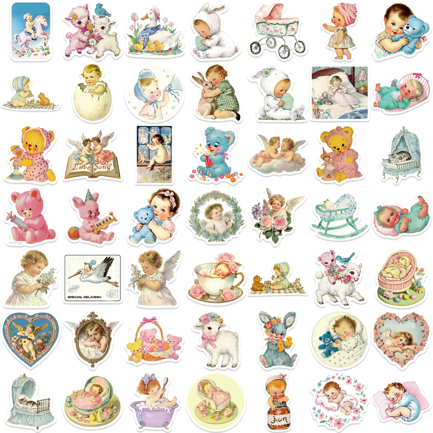 50PCS Vintage Baby Aesthetic S - Kids Toys Vintage recensie en prijs