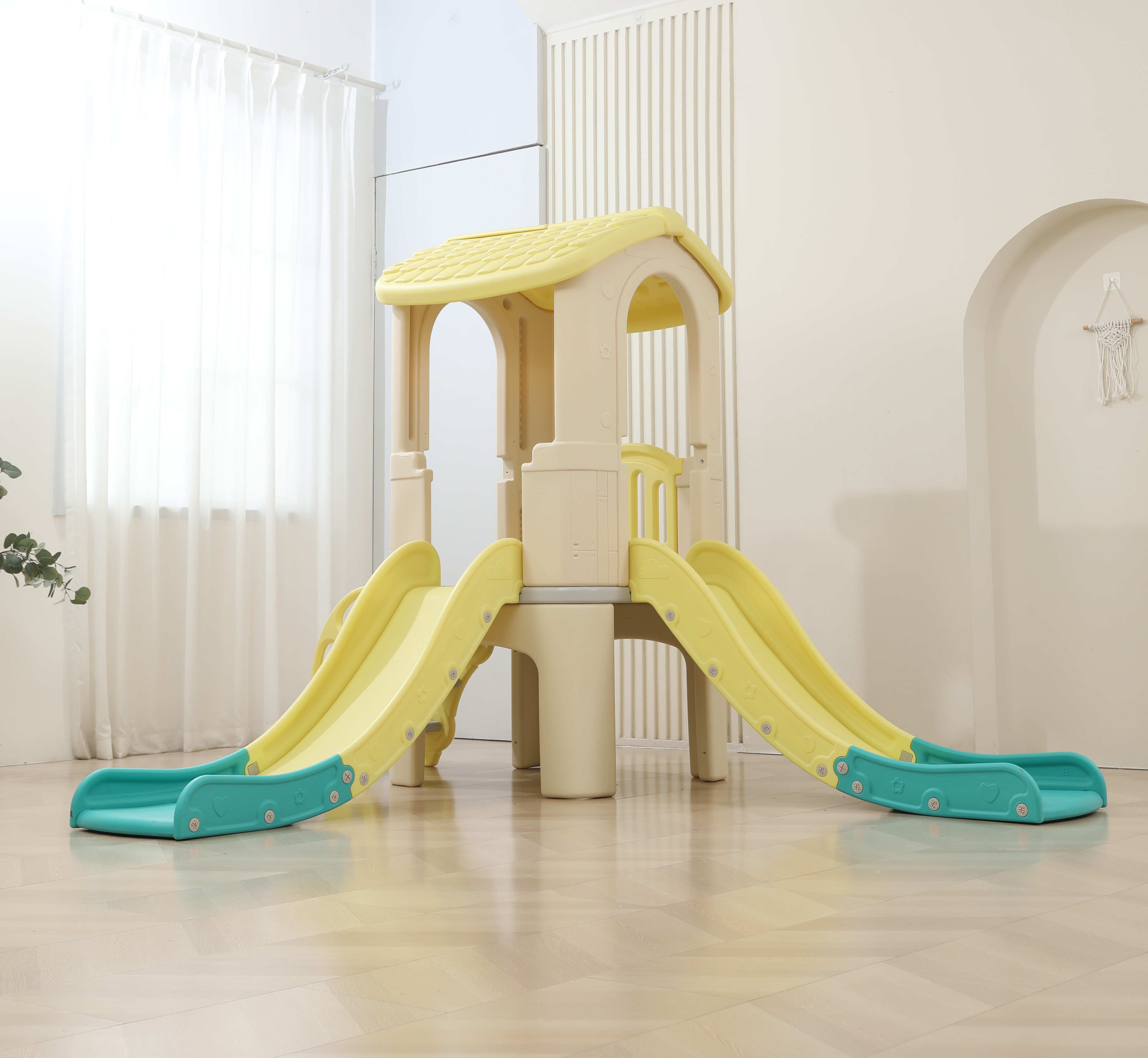 Large Indoor Playhouse Double  - Kids Toys Mall recensie en prijs