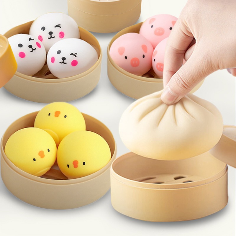 Dumpling Squishy Toys Cartoon  - Sensory Fidget Toys recensie en prijs
