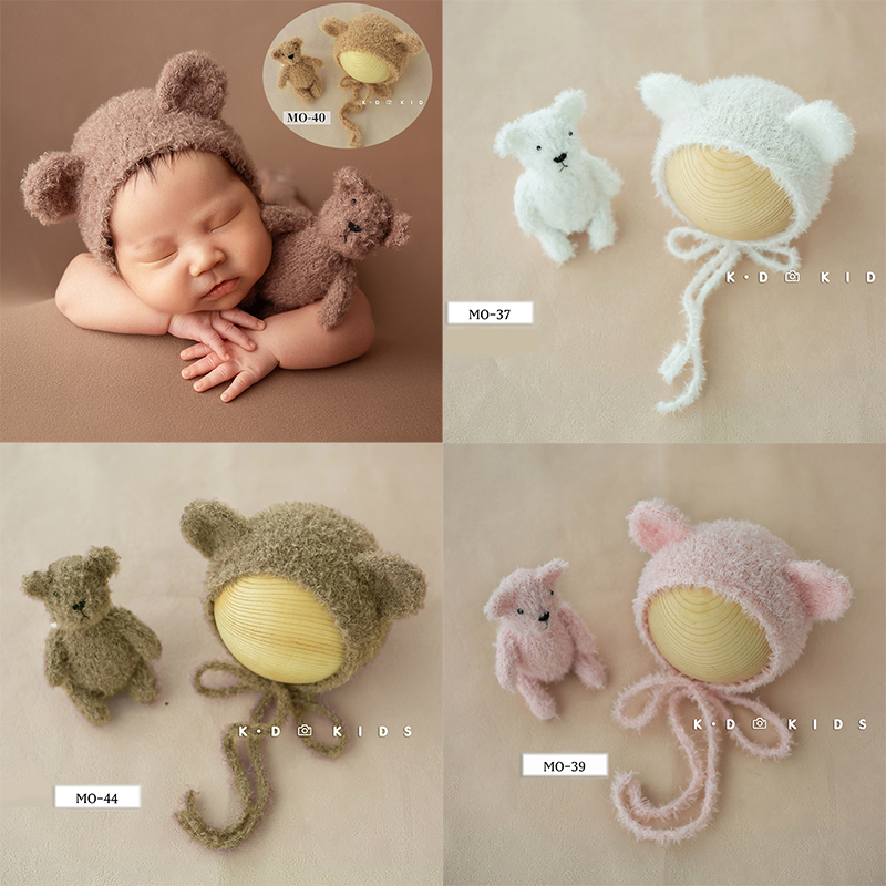 Cute Baby Bear Hat Doll Plush  - Kids Toys New Born recensie en prijs