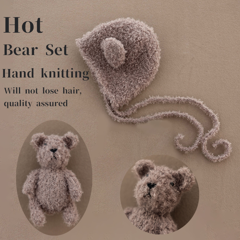 Cute Baby Bear Hat Doll Plush  - Kids Toys New Born recensie en prijs