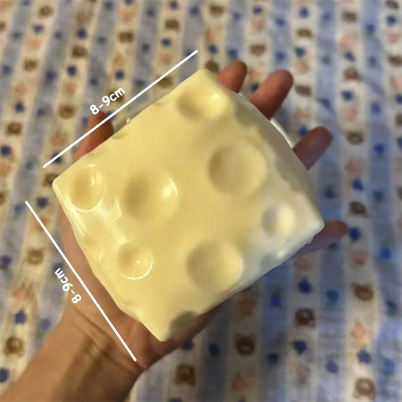 ◑Jumbo Cheese Cube Stress Ball - Sensory Fidget Toys recensie en prijs