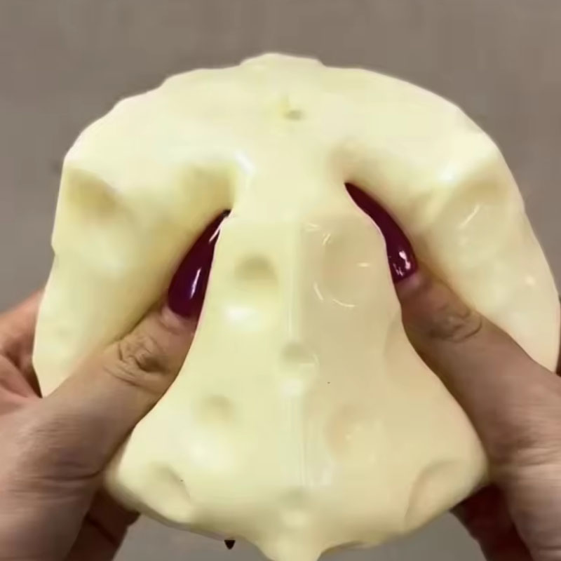 ◑Jumbo Cheese Cube Stress Ball - Sensory Fidget Toys recensie en prijs