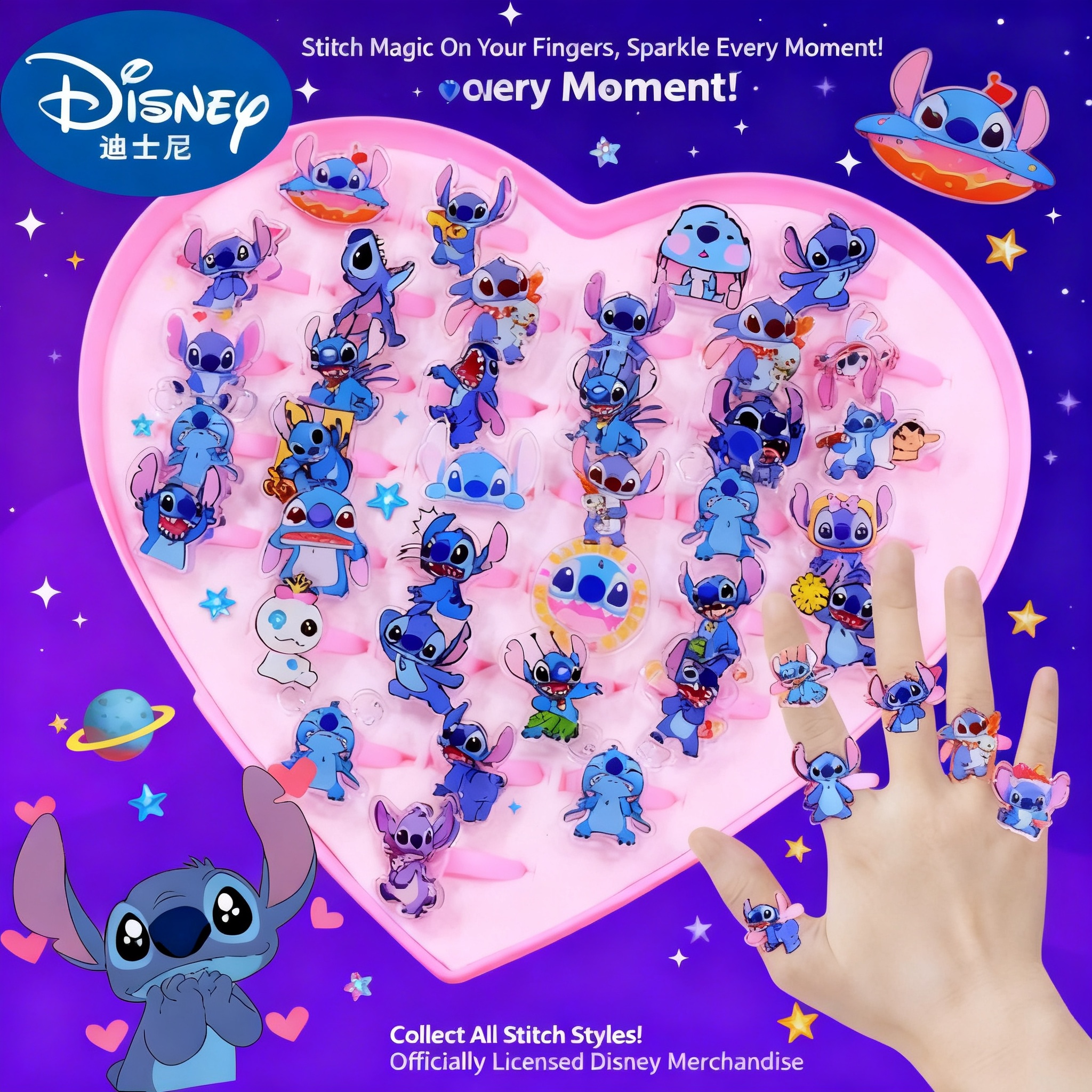 Stitch Acrylic Ring 10/20pcs K - Kids Toys Return Gift recensie en prijs