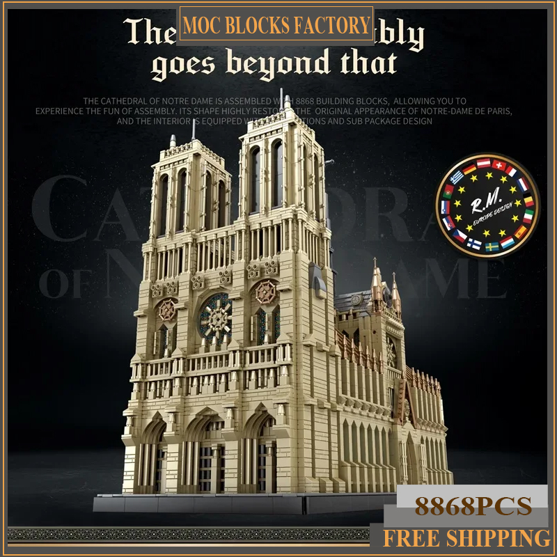 NEW 8868Pcs World Famous Archi - Kids Toys Paris recensie en prijs