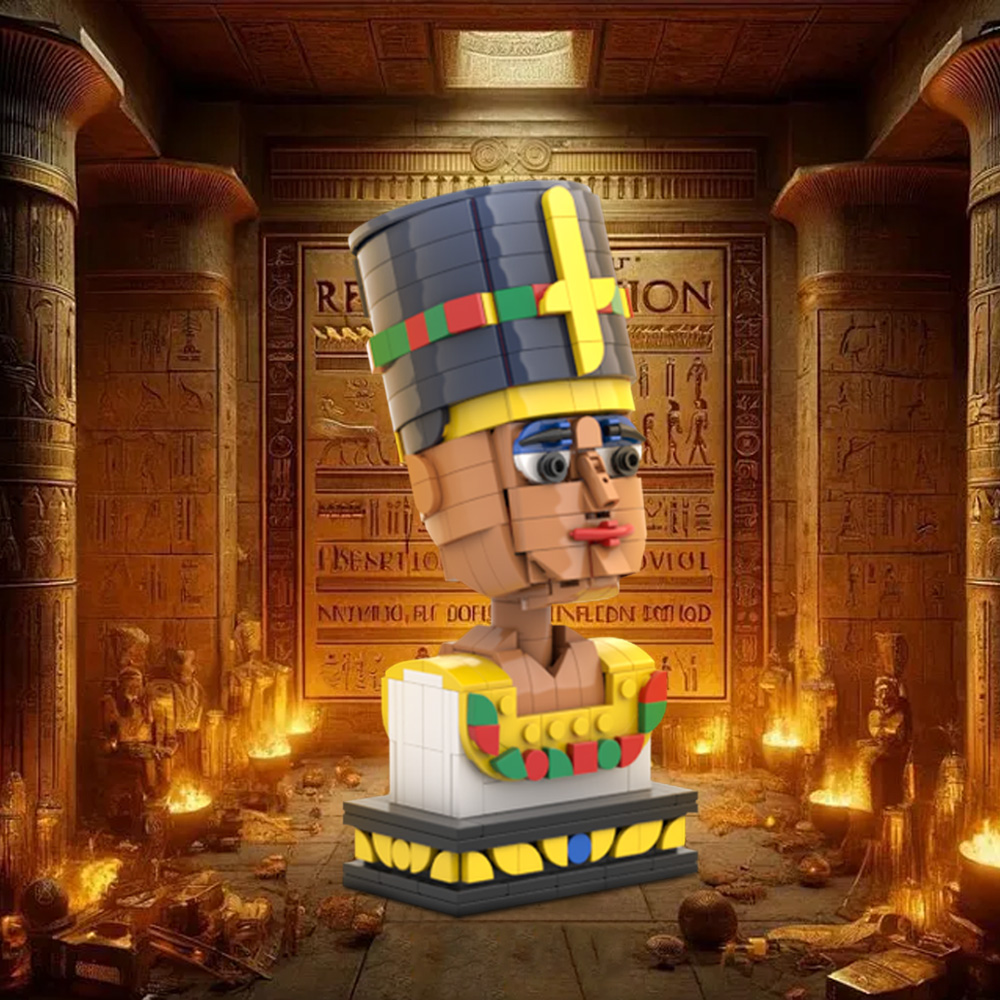 MOC Nefertiti Egypt queen Buil - Kids Toys Egypt recensie en prijs