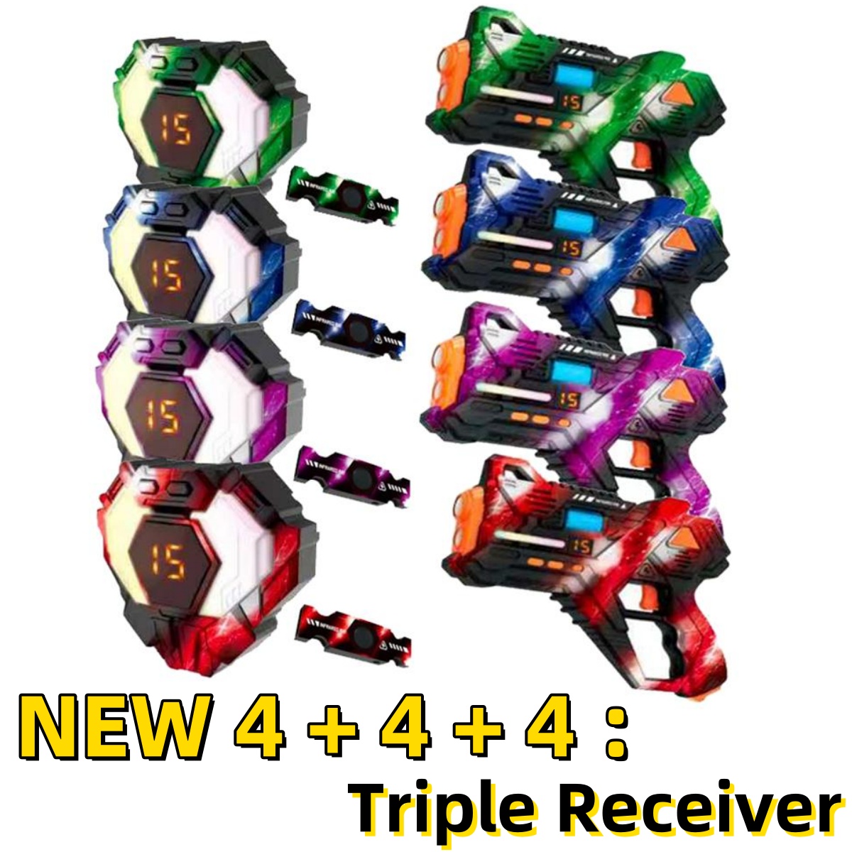 CSTAG 4x4x4 Laser Tag Guns Set - Laser Tag Set Kids recensie en prijs