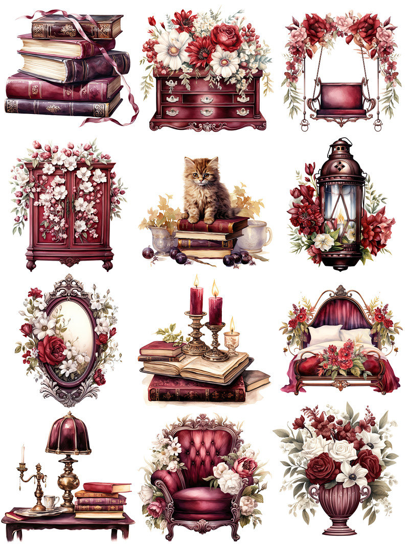 Retro Victoria Lady Stickers C - Kids Toys Victoria recensie en prijs