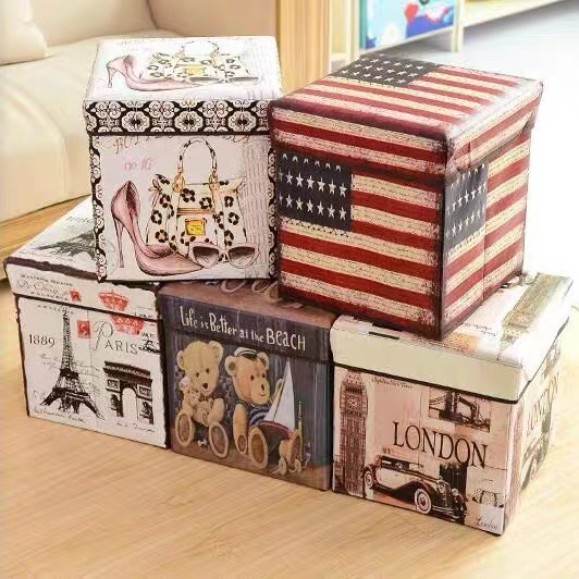 Vintage Printed Folding Storag - Kids Toys Vintage recensie en prijs
