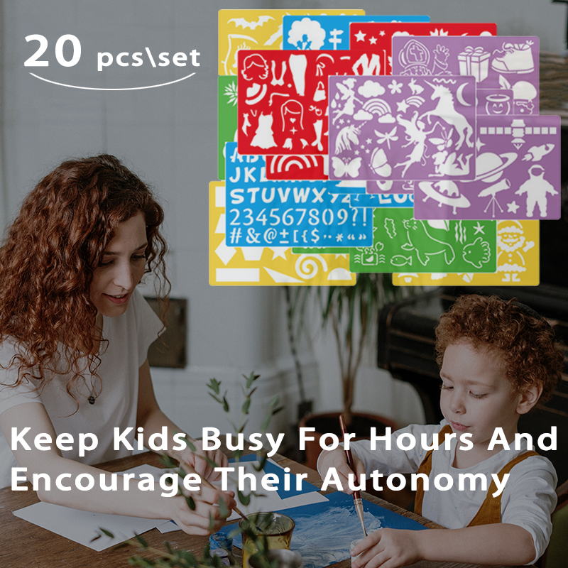 5/20pcs Drawing Stencils Set f - Kids Toys Under 300 recensie en prijs