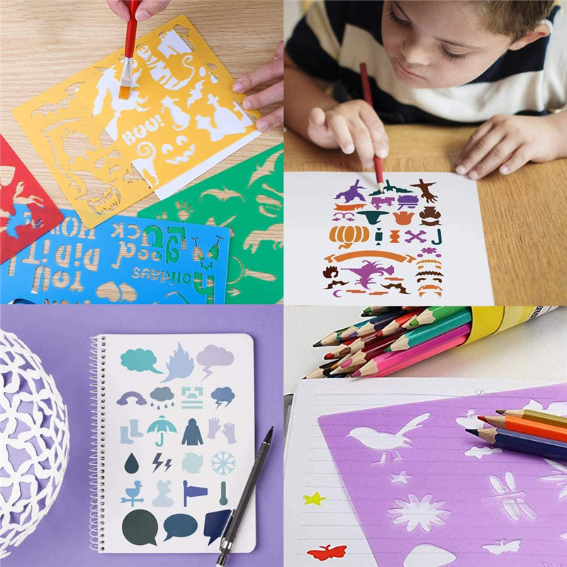 5/20pcs Drawing Stencils Set f - Kids Toys Under 300 recensie en prijs