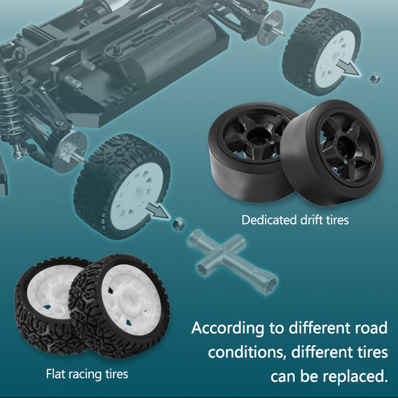 40KM/H 4WD Drifting RC Car 1:1 - Kids Toys Under 300 recensie en prijs