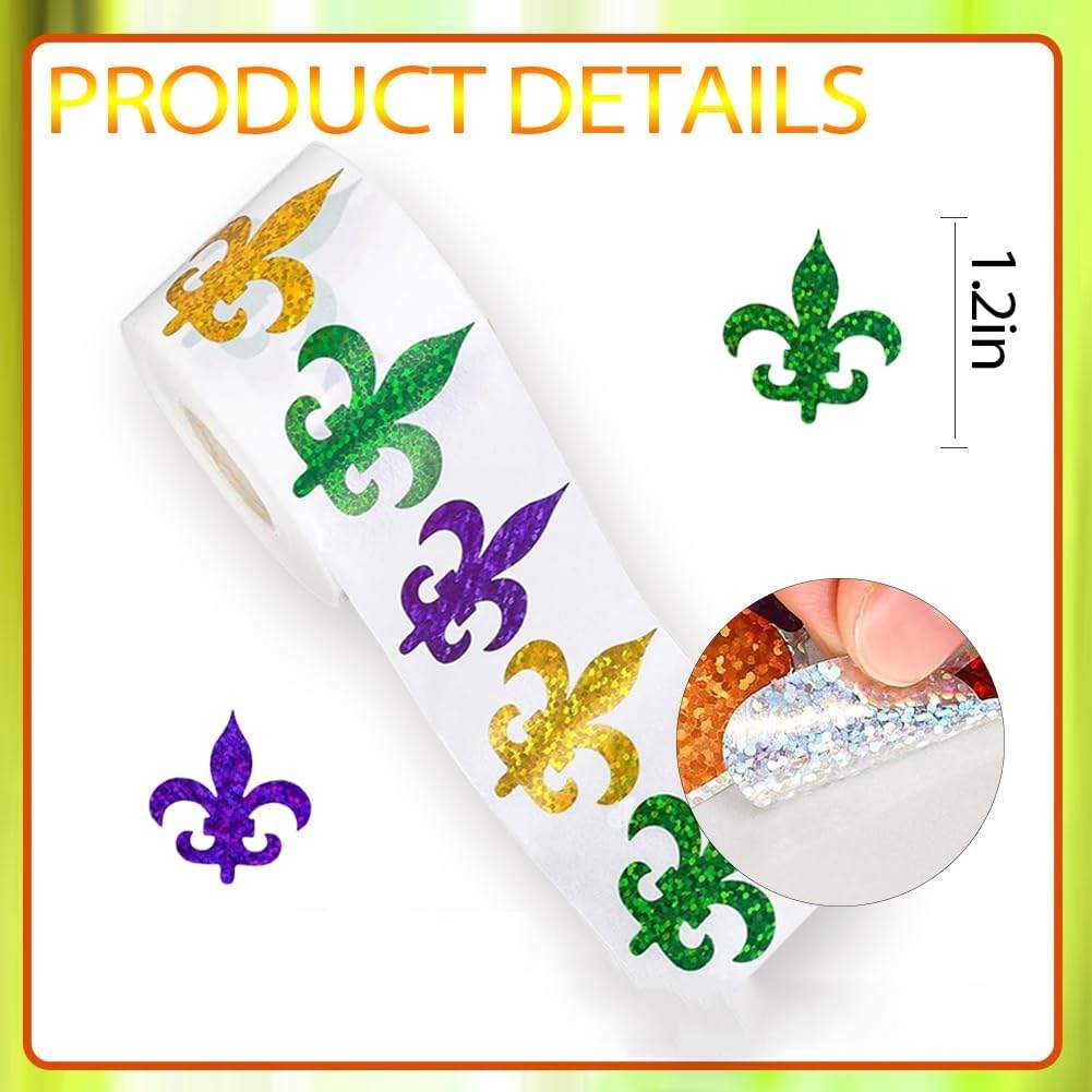 500Pcs Mardi Gras Stickers for - Laser Tag Set Kids recensie en prijs