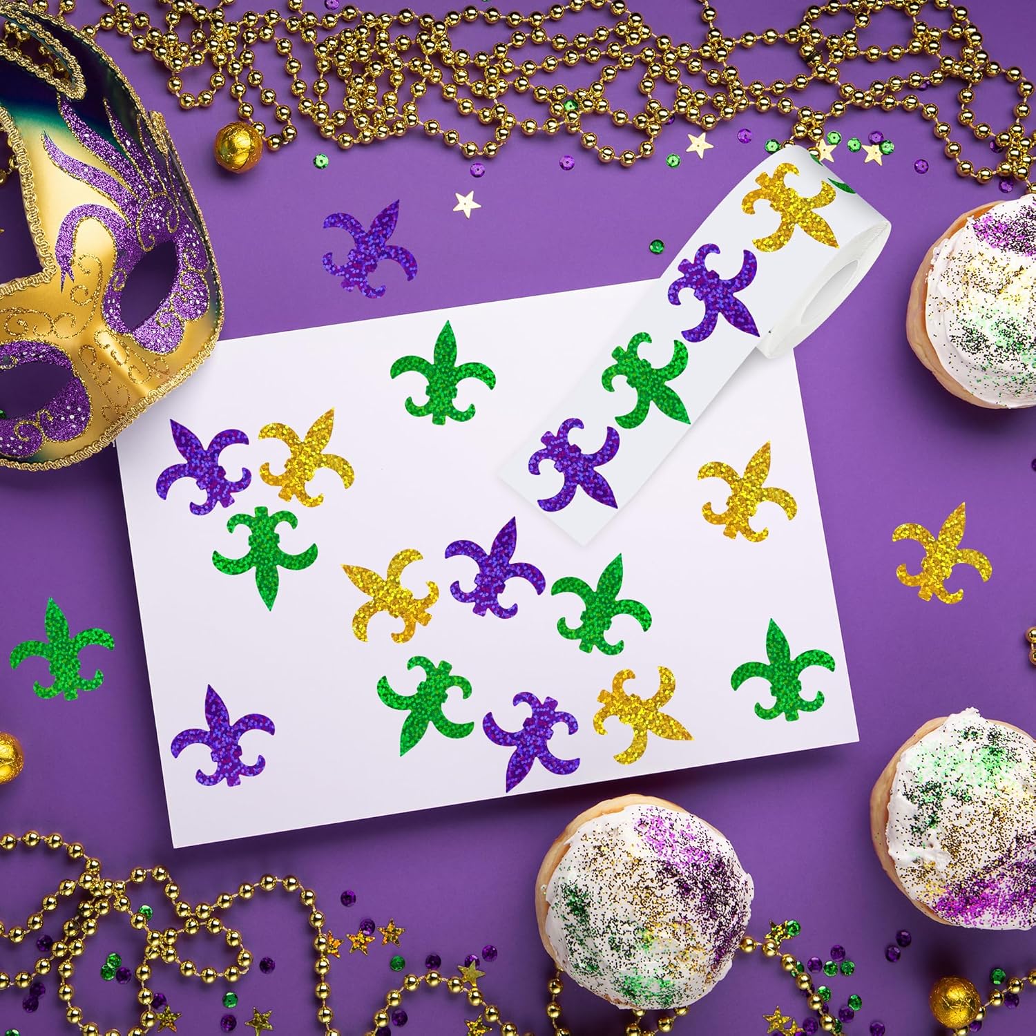 500Pcs Mardi Gras Stickers for - Laser Tag Set Kids recensie en prijs